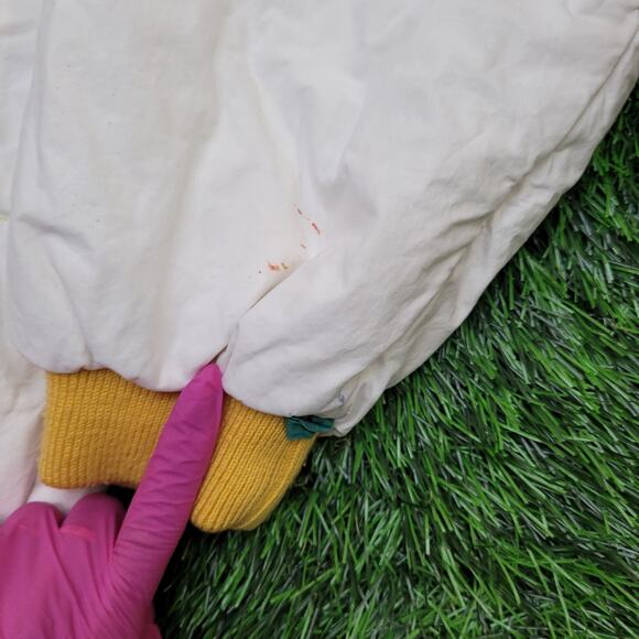 Vintage 90s Nautica Puffer Jacket Large 25x23 Cropped Baggy Quilted Outerwear - Picture 10 of 16